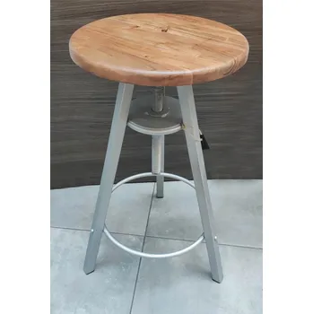 Barová židle Teleskopická industriální barová židle průměr 35cm