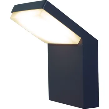 Nástěnné svítidlo Mantra Alpine, šedé venkovní nástěnné svítidlo, 6W LED 3000K, výška 16,5cm, IP65