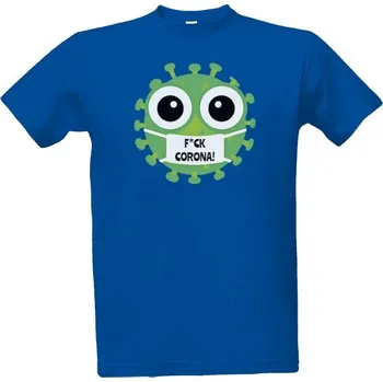 Tričko s potiskem F*ck Corona pánské