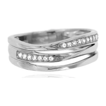 Prsten Zlatnictví U Kostela Stříbrný prsten kroužek se zirkony 7210 60 2296-18821475