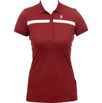 Dámské tričko Peak Performance Women's Gailes Polo S, Cabernet, dámské
