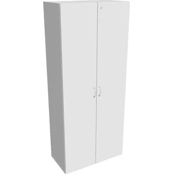Kancelářský vozík HOBIS kancelářská šatní skříň - DZ 5 80 01, zámek Huwill, bílá + doprava zdarma