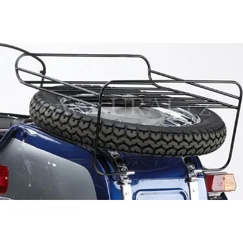 nosiče na kolo Nosič na náhradní kolo postranního vozíku (černý, bez úchytů)