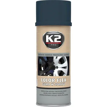 K2 (Poland) | K2 COLOR FLEX 400ml KARBONOVÁ - ochranný natěr ze syntetického kaučuku 400ml, L343CR