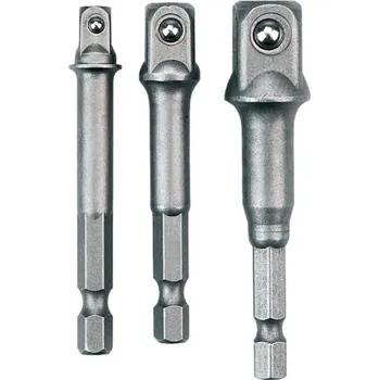 Bit Sada adaptérů pro 1/4"-3/8"-1/2" se 6hrannou stopkou NAREX 443002000