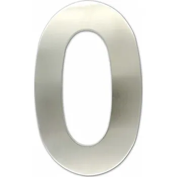 Domovní číslo Číslice "0" fasádní 200mm NEREZ (Číslice "0" fasádní 200mm NEREZ)