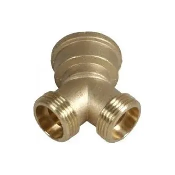 Příslušenství ke kompresoru Rozdvojka mosazná 2 x G 3/4"a x G 3/4"i