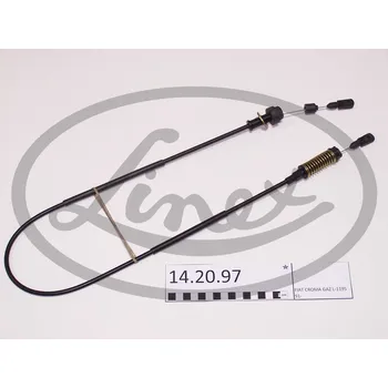 Lanko parkovací brzdy Lanko plynu, , 82446865, LINEX, 14.20.97