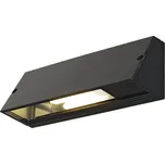 SLV 230030 Pema, venkovní nástěnné svítidlo se spodním svícením, 1x15W E27, černá, délka 28cm, IP44