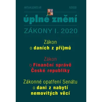 Úplné znění: Zákony I. 2020: Zákon o daních z příjmů, Zákon o finanční správě České republiky, Zákonné opatření Senátu o dani z nabití nemovitých věcí - Poradce (2020, brožovaná)