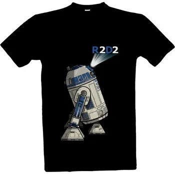 Pánská móda Tričko s potiskem R2D2 pánské
