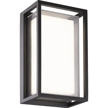 Mantra Chamonix, stropní/nástěnné venkovní svítidlo, 9W LED 3000K, šedá, 23,8x13,8cm, IP65