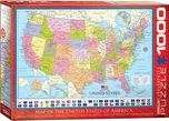 Eurographics Politická mapa USA 1000…
