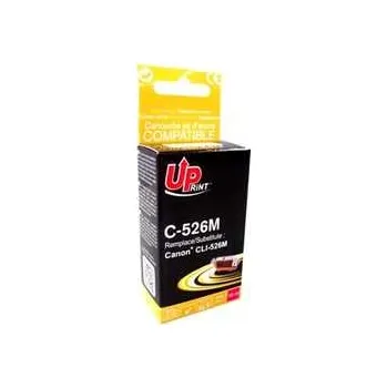 Počítač UPrint kompatibilní ink s CLI526M, magenta, 10ml, C-526M, s čipem, pro Canon Pixma MG515,rychlé dodání