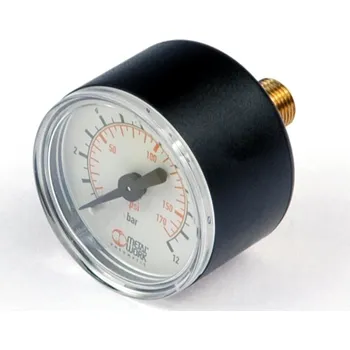 Barometr Manometr zadní 50 mm, rozsah 0 - 12 bar