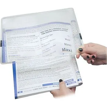 Lupa Verk Fresnelova obdélníková čtecí lupa A4 5x