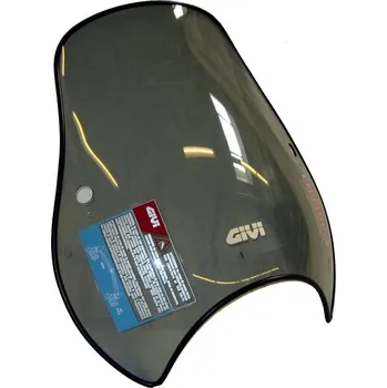 Plexi štít motocyklu (tónované plexi, s montáží na řídítka)