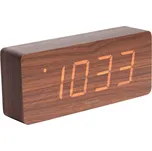 Budík v dřevěném dekoru Karlsson Tube, 21 x 9 cm ID_1090060