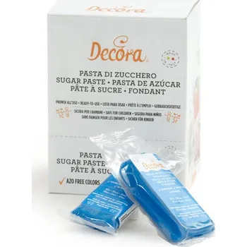 Přisada na vaření a pečení Potahovací hmota 100g modrá - Decora