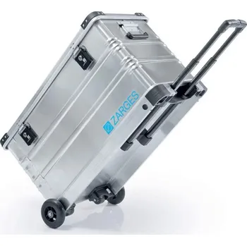 Profesionální, hliníkový pojízdný box s výsuvným madlem, objem 99 l