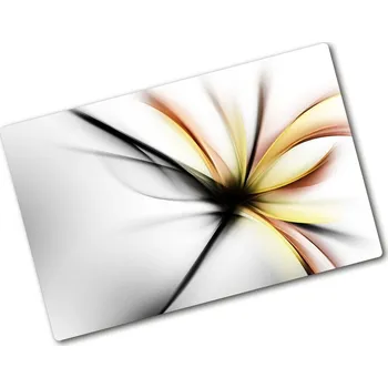 Kuchyňské prkénko Deska na krájení skleněná Abstrakce květiny