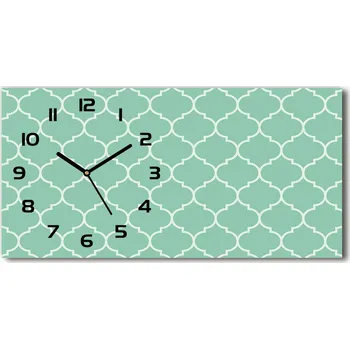 Hodiny Skleněné hodiny na stěnu Mracké pozadí