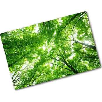 Kuchyňské prkénko Deska na krájení skleněná Zelený les