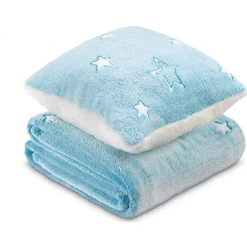 Dětská deka Dormeo Warm Hug 2019 130 x 190 cm modrá