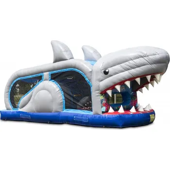 Skákací hrad Nafukovací skákací hrad - Překážková dráha se skluzavkou - CZ-CE TÉMATIKA: Žralok