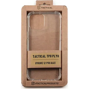 Telefonní příslušenství Tactical TPU Kryt PLYO pro Apple iPhone 12 Pro Max (6,7"), průhledný