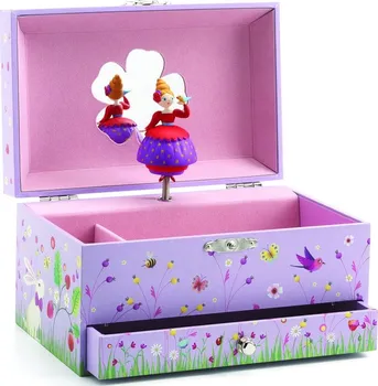 Šperkovnice Djeco Hrací skříňka Princezna s ptáčkem
