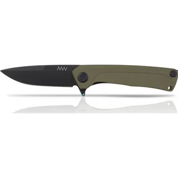 kapesní nůž ANV Knives zavírací nůž Z100 DLC linerlock olivová G-10