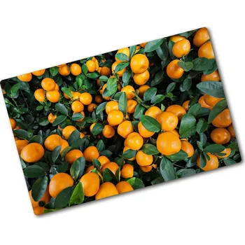 Kuchyňské prkénko Deska na krájení chleba skleněná Mandarinky