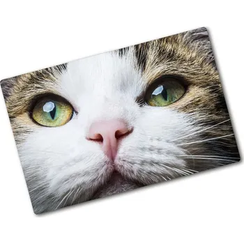 Kuchyňské prkénko Kuchyňská deska skleněná Zelené kočičí oči