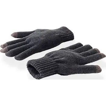 Rukavice Atlantis Unisex zimní dotykové rukavice Atlantis Touch Šedá L/XL