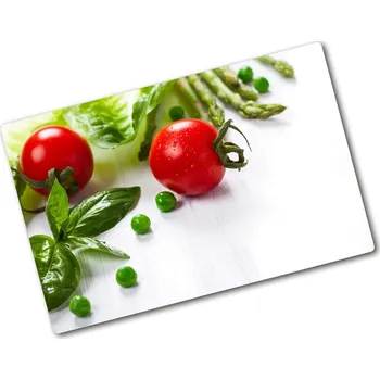 Kuchyňské prkénko Kuchyňská deska velká skleněná Čerstvá zelenina