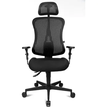 Topstar Sitness 90 s podhlavníkem černá