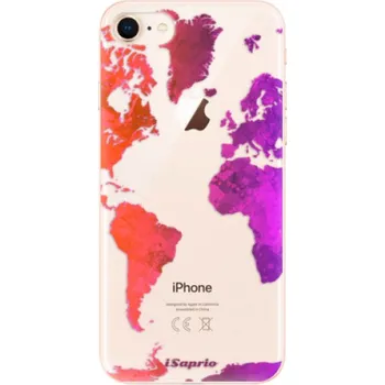 Telefonní příslušenství Odolné silikonové pouzdro iSaprio - Warm Map - iPhone 8