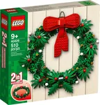 LEGO Iconic 40426 Vánoční věnec 2 v 1