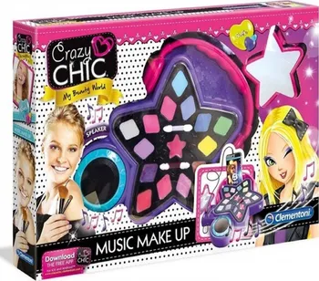 dětské šminky a malovátka Clementoni Crazy Chic Music make-up