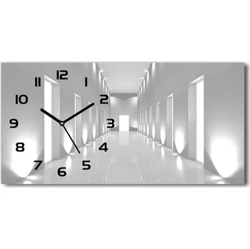 Hodiny Moderní skleněné hodiny na stěnu Chodba