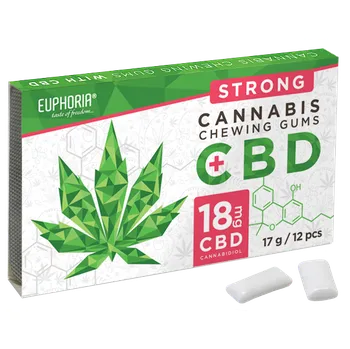 Žvýkačka Euphoria Žvýkačky CBD 17 g