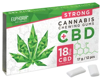 Žvýkačka Euphoria Žvýkačky CBD 17 g