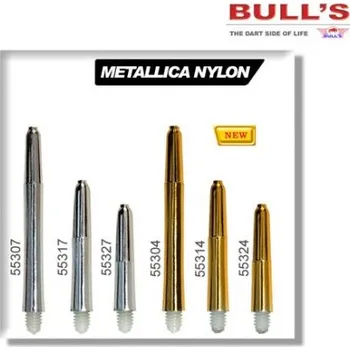 Příslušenství pro šipky Násadky Metallica nylon Bull´s krátké zlaté 55314