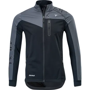 Cyklistická bunda Silvini Casino MJ1712 Black/Charcoal