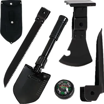 Polní lopatka Rothco Lopatka skládací 5dílná s příslušenstvím