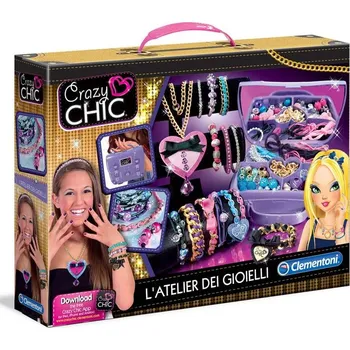 Clementoni Crazy Chic Ateliér šperků dětská sada na výrobu šperků Clementoni Crazy Chic Ateliér šperků