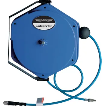 Držák na zahradní hadici ADLER Naviják na hadice s poliur. hadicí 13, 5x9, 5mm-15m