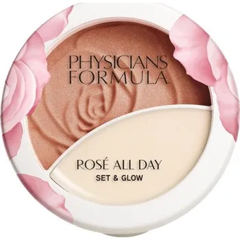 Přípravek na tvář Physicians Formula Rosé All Day Set & Glow Sunlit Glow pudr a balzám 2v1