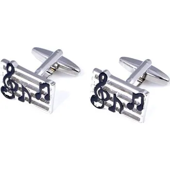 Manžetový knoflíček Manžetové knoflíčky pro hudebníky, hudební osnova